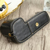 1/4 inch Thread PU Leather Camera Half Case Base for Canon EOS 90D (Black)