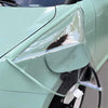 Electric Vehicle Charging Port Magnetic Transparent Rain Cover(Green)