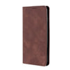 For Alcatel 1B 2022 Skin Feel Magnetic Horizontal Flip Leather Phone Case(Dark Brown)