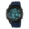 SANDA  411 Multifunctional Wports Watch Male Youth Fashion Model Male Waterproof Student Electronic Watch(Blue)