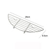 304 Stainless Steel Camping BBQ Frying Pan Steaming Rack, Size: 26x8.5cm
