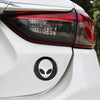 4 PCS Car-Styling Alien Pattern Metal Wheel Hub Decorative Sticker, Diameter: 5.8cm