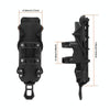 For 25mm Tube Diameter Motorcycle Modified Bumper Drink Water Cup Holder(Black)