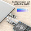64GB NK-828 8 Pin + USB 2 in 1 Zinc Alloy U Disk with Fingerprint Unlock