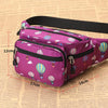 Y051 Women Summer Crossbody Waist Bag Large Capacity Cell Phone Bag(Black)