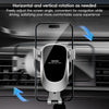 WEKOME WA-S58 K-Captain Metal Car Air Outlet Gravity Holder(Silver)