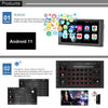 A2798 9 Inch Android WiFi 2+32G Central Control Large screen Universal Car Navigation Reversing Video Player, Style:Standard+AHD Camera
