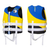 HiSEA L002 Foam Buoyancy Vests Flood Protection Drifting Fishing Surfing Life Jackets for Children, Size: M(Blue Yellow)