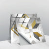 20 PCS 10cm PVC Crystal Covered Film Geometric Pattern Tile Wall Sticker(TS238)