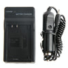 Digital Camera Battery Car Charger for Panasonic BCJ13E(Black)