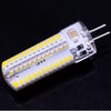 G4 4W  240-260LM Corn Light Bulb, 104 LED SMD 3014, Warm White Light, AC 220V