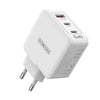DUZZONA T9 65W Dual USB-C / Type-C+USB GaN Fast Charger, Specification:EU Plug
