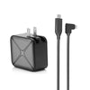 Multi-Function Projection And Charging AC Adapter Base Support Android/PC/Lite For Switch, Specifications:Black+US Plug