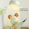 LED Cartoon Multi Function Pen Holder Charging Station Lights(Bunny Green)