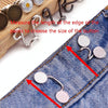 6 in 1 Nail-Free Detachable Button Jeans Waist Adjustment Buckle Set, Colour: 32mm (Bronze)