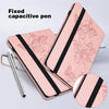 For Huawei MediaPad M5 Lite 10 inch Embossed Butterfly Pattern Horizontal Flip Leather Tablet Case(Pink)