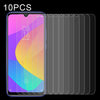 For Xiaomi Mi CC9e 10 PCS Half-screen Transparent Tempered Glass Film