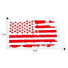 D-778 American Flag Pattern Car Modified Decorative Sticker(Red)