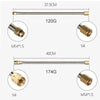 6 PCS High Pressure Washer Extension Water Gun Power Washer