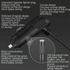 Car Charger Cigarette Lighter 1 In 3 Mobile Phone USB Car Charger(Black)