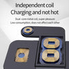 For Huawei Watch B21 6 in 1 Mobile Phone / Earphone Universal Foldable Wireless Charger(White)