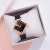 Ladies Diamond Dial Quartz Watch, Colour: Black