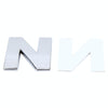 Car Vehicle Badge Emblem 3D English Letter N Self-adhesive Sticker Decal, Size: 4.5*4.5*0.5cm