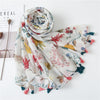 180 X 85cm  Women Cotton And Linen Scarf Retro Splicing Bohemian Printed Silk Shawl SL2004-053
