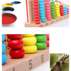 Wooden Children Bead Calculation Frame Multi-Function Early Education Teaching Kids Mathematical Addition And Subtraction Learning Toys