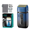 VGR V-362 5W USB Reciprocating Electric Shaver Bald Head Hair Clipper(Dark Blue)