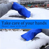 Automobile Supplies Car Snow / Ice Shovel with Protective Sleeve for Cold Winter(Blue)