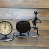 Creative Iron Stainless Steel Small Alarm Clock Retro Personalized Watches and Clocks Boutique Gifts