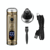 Nose Trimming + Shaving Two-in-one Ordinary Motor Mini Razor For Men(Bronze)