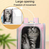 Foldable Cat Backpack Carrier, Breathable, Blue, For Cats up to 7.5kg