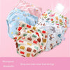 6 Layer Baby Diaper Waterproof  Reusable Cloth Diapers Baby Cotton Training  Underwear Pants Diaper L12-18KG(Camera)