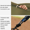 Outdoor Park Leisure Hammock Wild Camping Thickened Hammock With Mosquito Nets(Army Green)