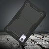 For Lenovo Tab M11 / Xiaoxin Pad 11 2024 Shockproof Silicone Hybrid PC Tablet Case with Holder(Black)