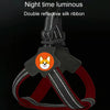 Reflective Dog Harness with Lead, Red, L, Breathable, Padded
