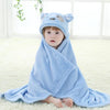 Baby Animal Shape Hooded Cape Bath Towel, Size:10075cm(Yellow Lion)