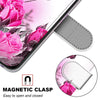 For Alcatel 3X 2020 Coloured Drawing Cross Texture Horizontal Flip PU Leather Case with Holder & Card Slots & Wallet & Lanyard(Wild Rose)