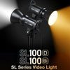 Godox SL100BI 100W 2800-6500K LED Light Studio Continuous Photo Video Light(EU Plug)