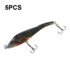 LB22 9.5cm/8.9g Multi-section VIB Plastic Hard Lures Painted Bionic Lures(5)