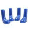 Waterproof Dog Boots, Non-Slip, Blue, Size L (4 Pack)