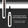 K-CU1908 Portable USB Charging Digital Display Perm Eyelash Curler (Black)