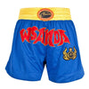 ZhuoAo Muay Thai/Boxing/Sanshou/Fighting Shorts for Men and Women, Size:L(Quick Dry Sanda Blue)