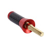 Carbon Fiber Aluminum Short Antenna Polished Universal Screws Base(Small Size)(Red)