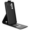 For Samsung Galaxy M56 5G Magnetic Vertical Flip Leather Phone Case with Buckle(Black)