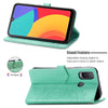For Alcatel 1L 2021 Mandala Flower Embossed Horizontal Flip Leather Case with Holder & Three Card Slots & Wallet & Lanyard(Green)