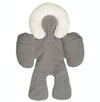 Strollers Seat Cushion Baby Car Head Body Support Pad(Gray)