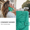For Samsung Galaxy A26 5G Global Embossed Butterfly Leather Phone Case(Green)
